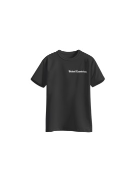 T-shirt Black United Countries - KIDS