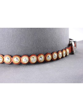 Leather band A13 Camel